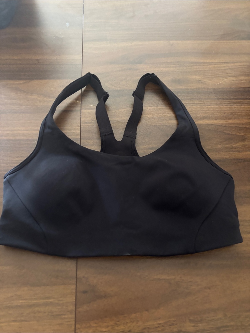 lululemon athletica Black Racerback Sports Bra